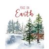 Vintage Christmas Metal Wall Decoration, Holiday Sticker Sign