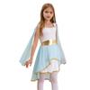 Kostium greckiej togi dla dziewczynki Bezrękawa asymetryczna zwiewna sukienka Starorzymska bogini Halloween Cosplay suknia
