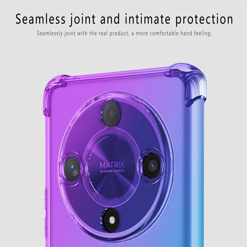Shockproof Gradient Airbag TPU Case for Honor Magic 8 7 6 Lite Magic 4 Pro X9d X9c X9b X9a X9 G Protective Cover Fundas Coque