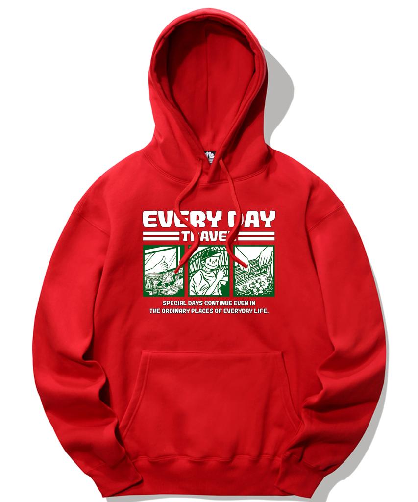 Everday Cartoon Graphic Hoodie - 9 Colors (Type B)