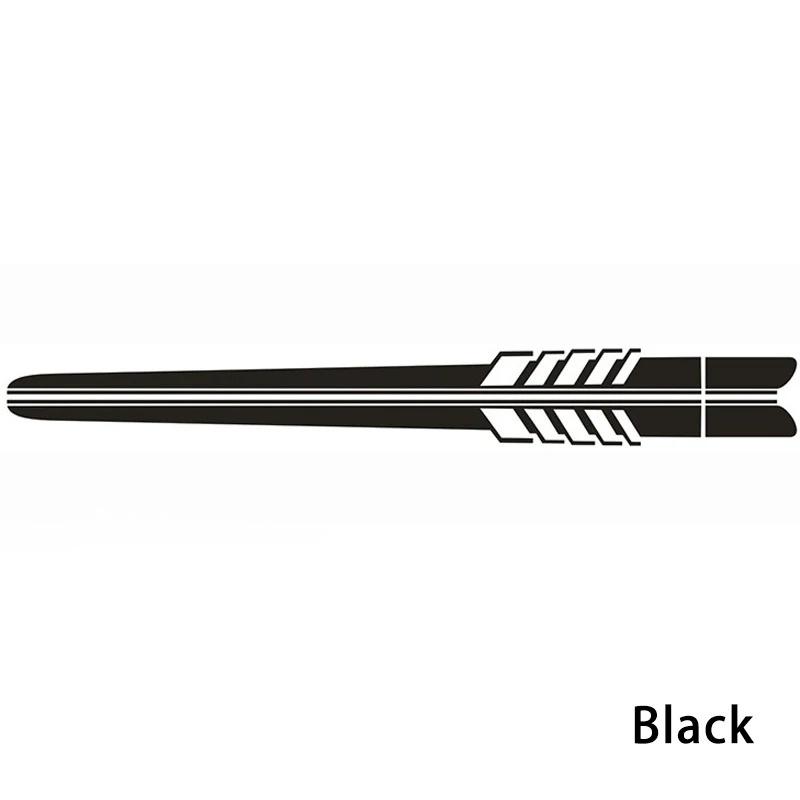 

Car Side Stripe Vinyl Decal Sticker for Mercedes Benz AMG Series Waterproof Body Decoration Racing Style Auto Accessories чёрный