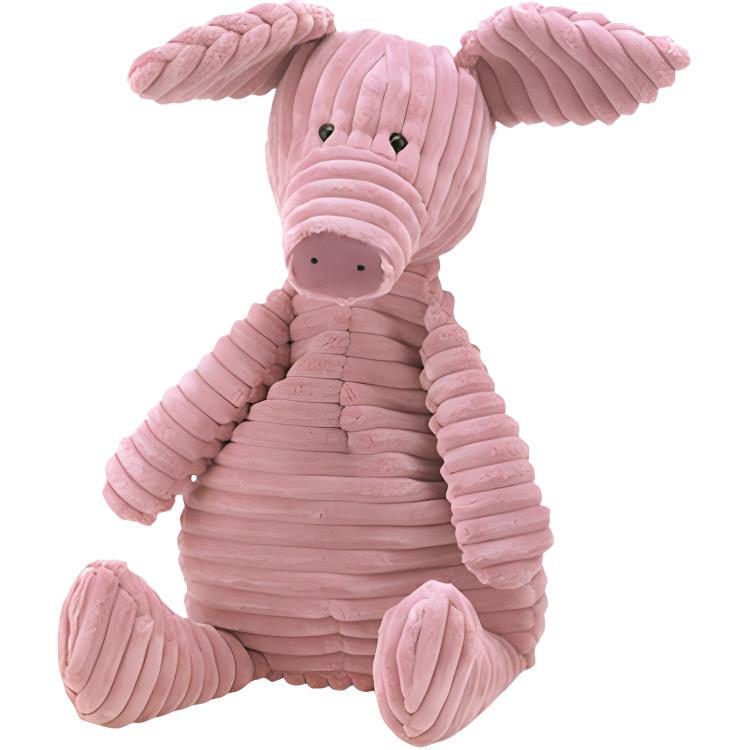 JELLYCAT Farm Animal Collection Stripes Pig Dolls Plush Doll 38cm Height In Sitting Posture