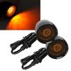 Motorcycle Retro   Grid LED Turn Signal Brake Light Metal   Blinker Flashes