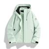 2026 Unisex 3-in-1 Detachable Waterproof Windproof Hiking Jacket Outdoor Trekking Mountaineering Camping