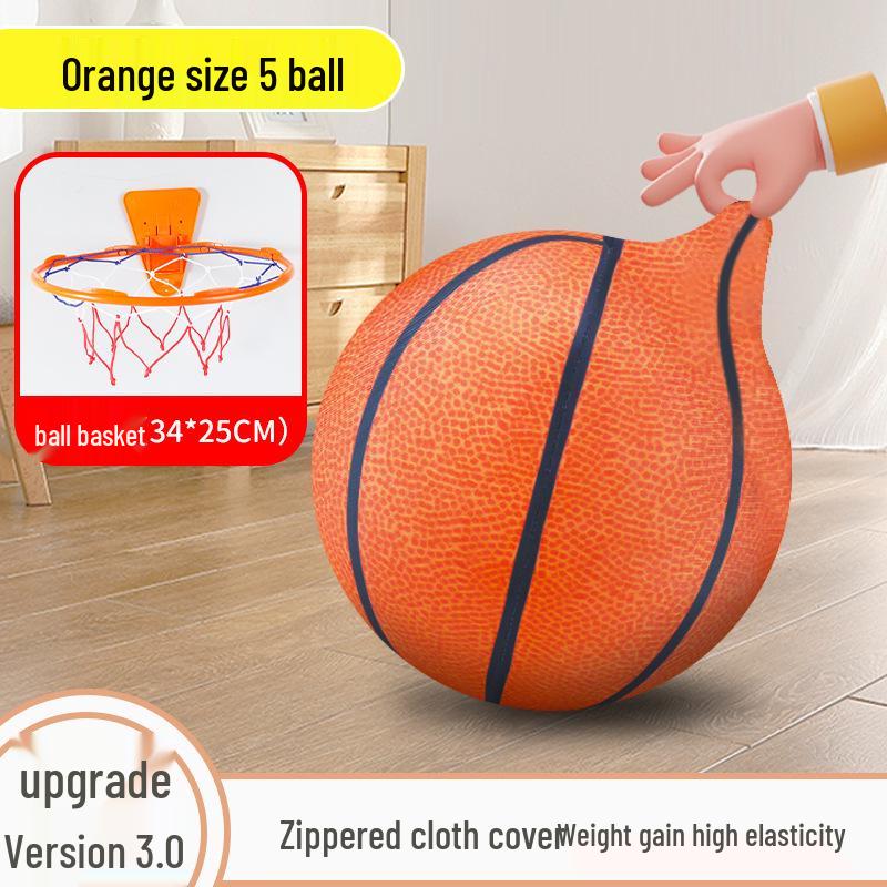 Foldable Wall-Mounted Silent Indoor Basketball Hoop for Kids