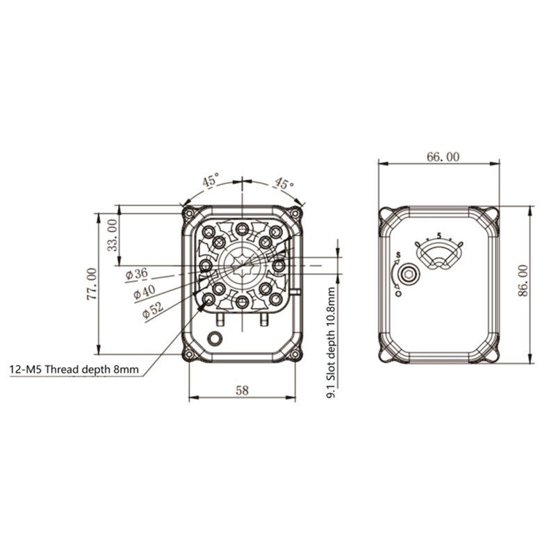 TM0 Series For UPVC/PVC Ball Valve Electric Actuator, Gear Motor, 3-Way DC9-36V, OEM General Electric Control Valve