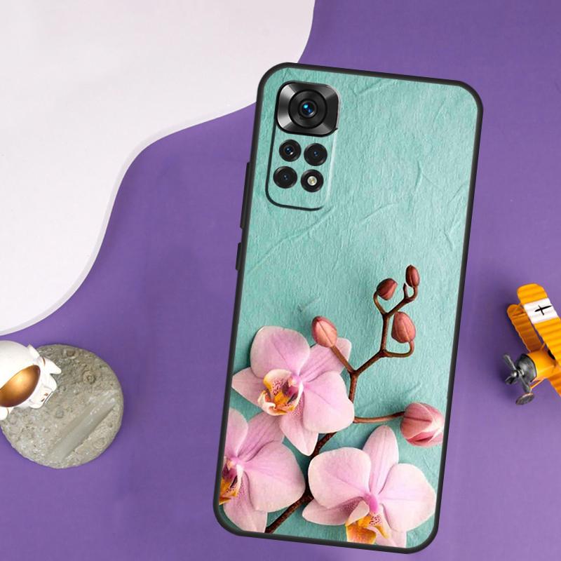 Orchid Flowers Colorful Case For Xiaomi Redmi Note 14 13 Pro 12 9 10 11 Pro 10S 11S 12S Redmi 14C 13C 10C 12C Cover