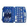 56pcs Automotive Air Conditioning Leak Test Kit Brass Air Conditioner Leak Detection Tool Repair Kit for Car Truck Auto