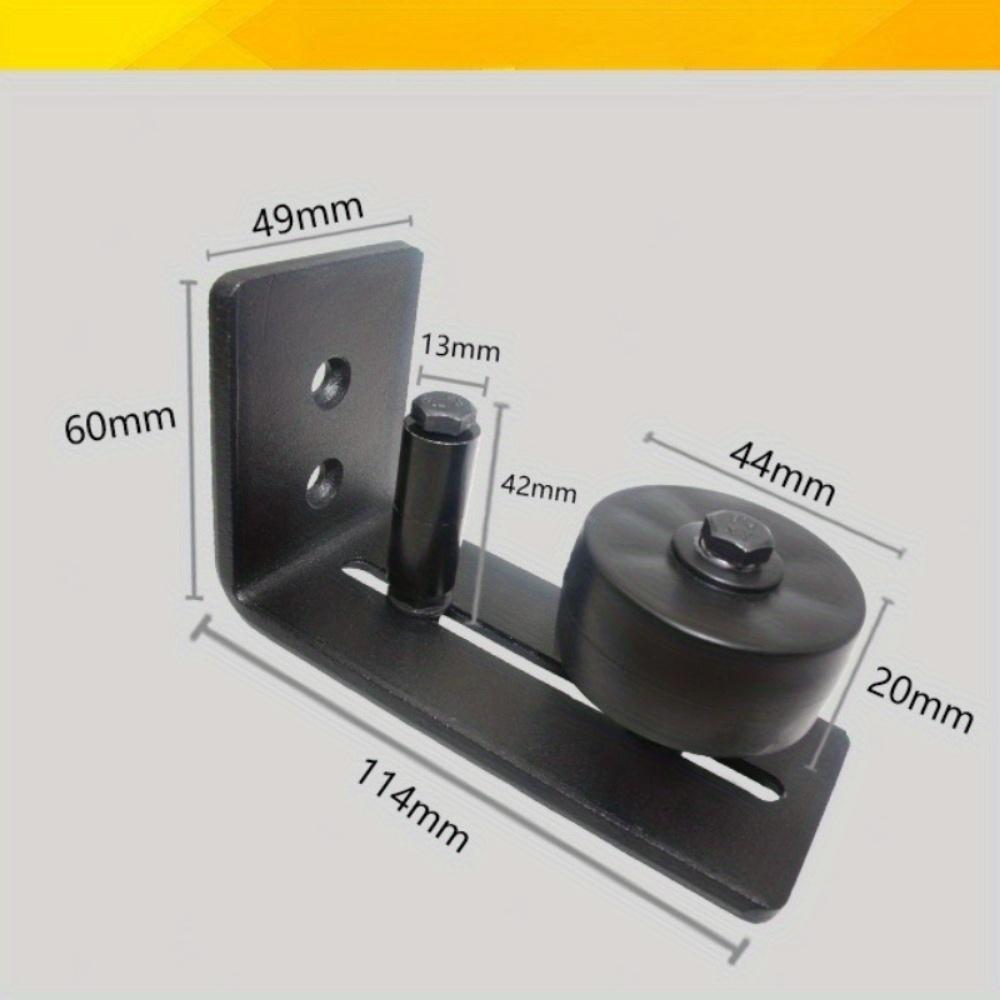1PC Sliding Door Slides Rails Barn Door Floor Guide Stay Roller for Bottom Adjustable Roller Flush