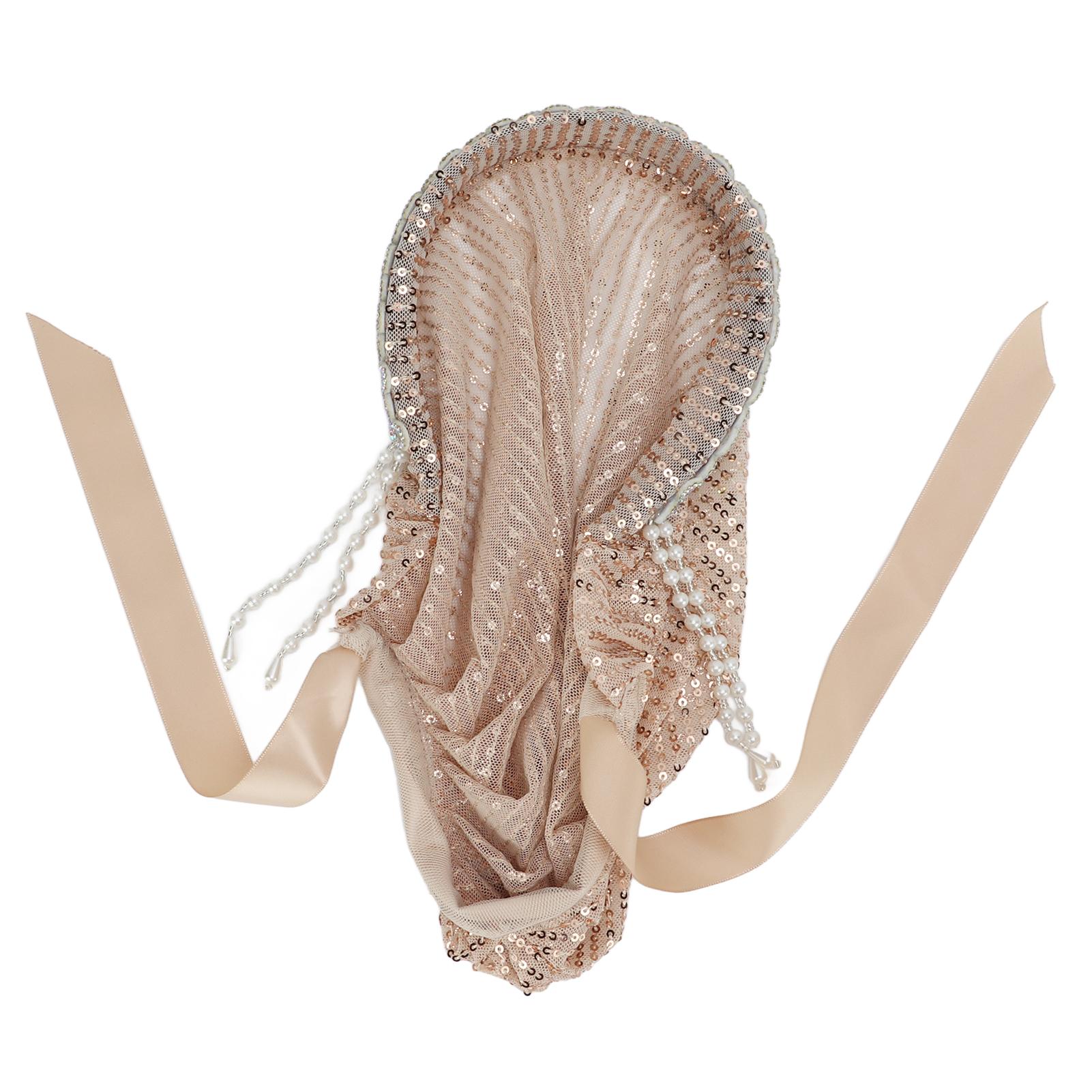 

Хиджаб для женщин элегантный эластичный гибкий мягкий шелковистый горячий стразы бант мусульманская повязка на голову женская шляпа шампанского