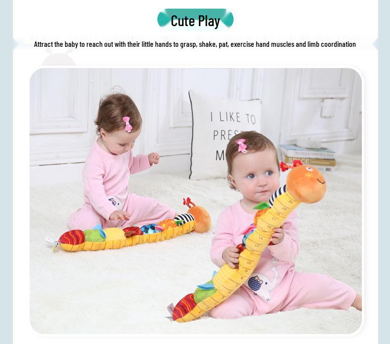 Sozzy Musical Crinkle Plush Doll for Newborns and Infants (0-3 Years)