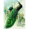 5D DIY celokulatý diamantový obraz Paví zvíře Diamantový obraz Výšivka Samolepky na zeď Mozaika Obrázek Domácí dekorace Dárek