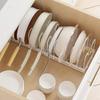 Carbon Steel Dish Drain Rack Adjustable Pot Lid Organizer Practical Kitchen Utensils Rack  Pantry