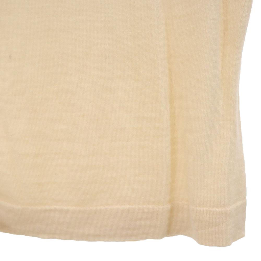 Salvatore Ferragamo Five-quarter sleeve knit M beige sweater Women Used