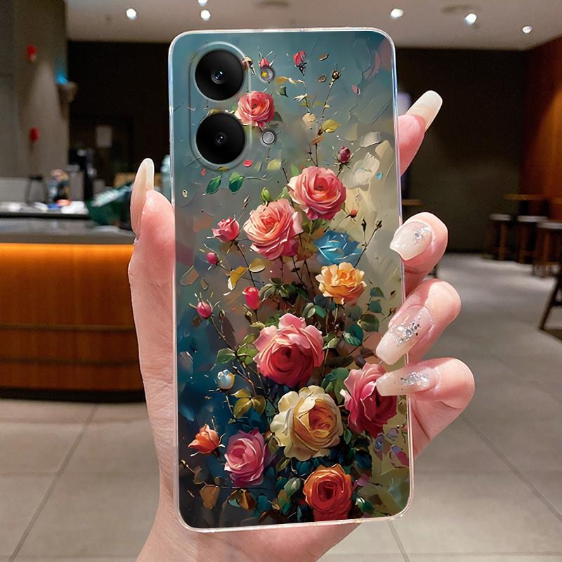 For Poco X8 Pro Max Case Luxury Fashion Butterfly Flower Soft Clear Silicon TPU Cover for Xiaomi PocoX8 Pro ProMax 5G Phone Case