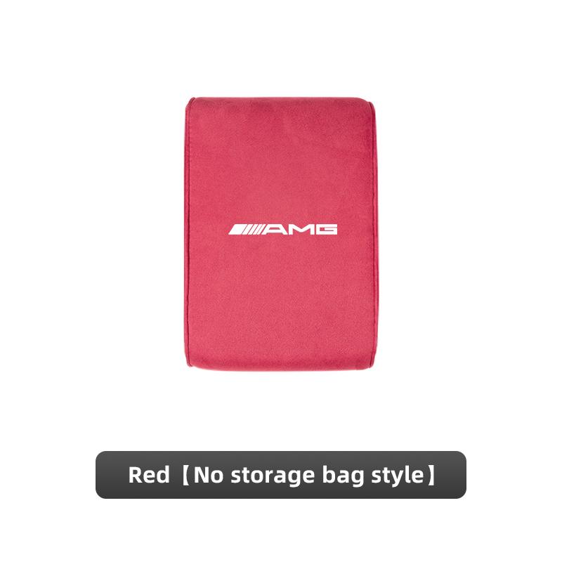 AMG Car Armrest Box Height Increase Mat Car Hand Protection Storage Pad For Mercedes Benz AMG W206 W204 W205 W212 W213 W221 W222