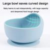 1Set Baby Bowl&Bib Personalized Name Baby Dishes Non-Slip Crockery Silicone Baby Feeding Bowl Tableware BPA Free for Baby Plate
