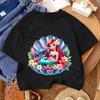 Popular Cartoon Children Tee Stitch Street Fashion For Boys Girls Summer Lightweight Casual Wear 3-14Y