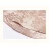 Women Light Green Floral Embroidery Bow V Neck Three Quarter Sleeve Elegant Blouse