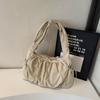 Wrinkled Dumpling Small Tote Bags for Women Shoulder Bag Fashiable Retro Nyl Lightweight Shopping Bags Designer Bag