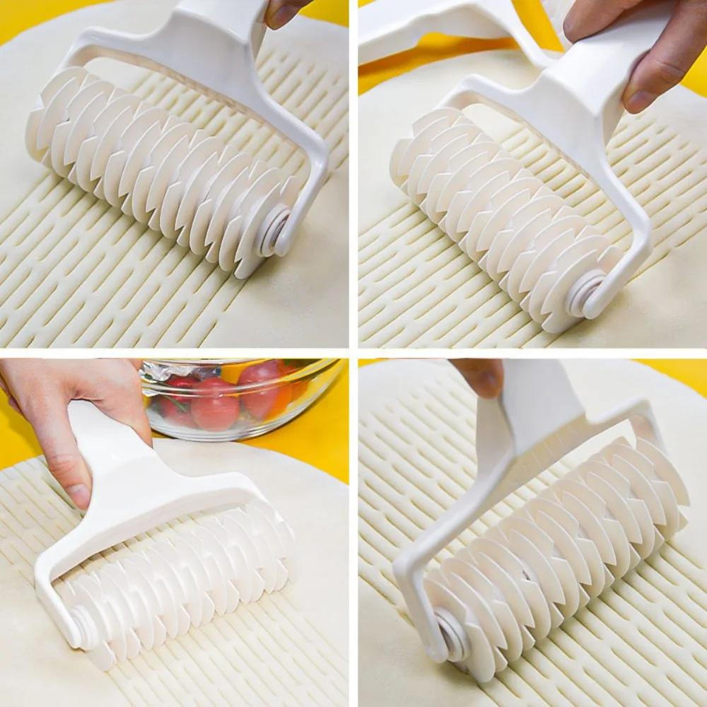Lattice Roller Cutter, Pie Pizza Cookie Dough Roller Lattice Household Baking Pastry Tools Plastic Lattice Cutter