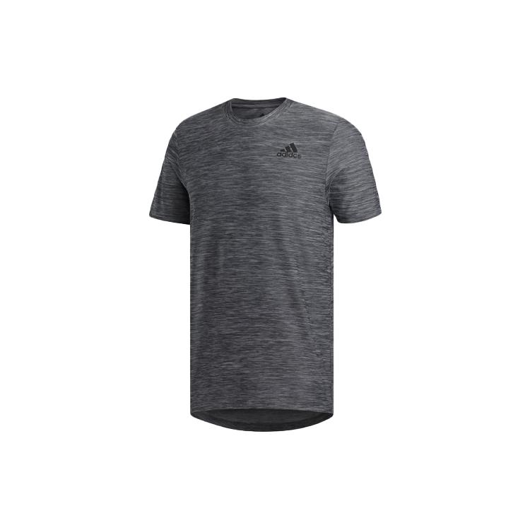 Adidas T Shirts Men s Gray Crew Neck Moderate Straight Fit FL8478 XS