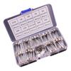 9 Values 72pcs Fast Glass Tube Fuse Assortment Kit 6x30mm 250V 0.5A~30A Fuses Glass Tube Packag In a Clear Plastic Box