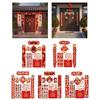 Complete Chinese New Year Decoration Bundles For 2026 Horse Year Includes Couplets And Lucky Characters Festival Home Decors