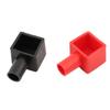 2Pcs Square Motorcycle Car Battery Terminals Rubber Covers Battery Terminals Protection Sleeve Positive Negative Pole Cover