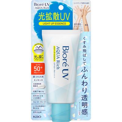 Biore UV (יותר) ביורה UV אקווה ריץ' אסנס מאיר 70 גרם הגנה מהשמש למרוח כמות קטנה על העור באופן אחיד. כמות קטנה לא תספק מספיק