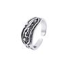 New Personality Aggressive Creative Skull 925 Sterling Silver 6 Skull Ghost Exquisite Popular Opening Rings TYB251