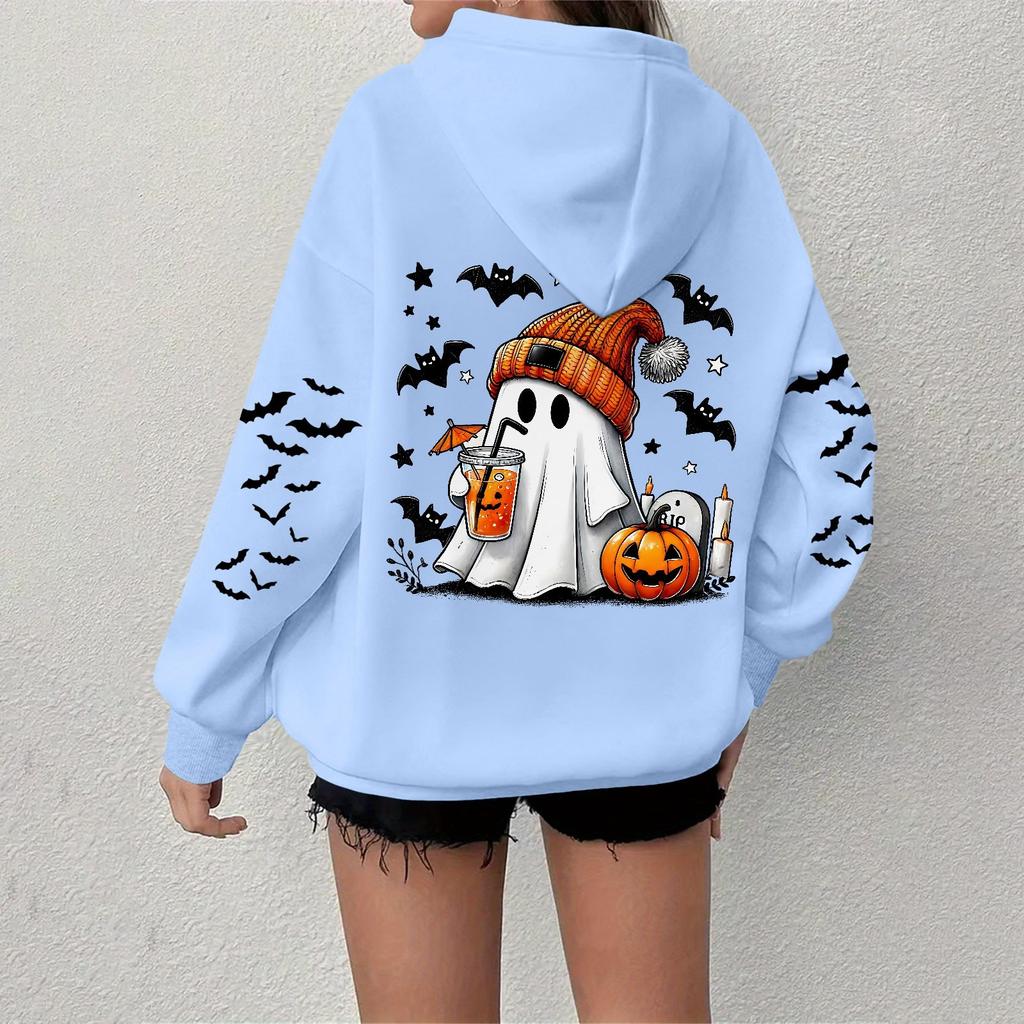 Women's Sweatshirt Casual Long Sleeve Atmosphere Top Loose Popular Round Neck Pullover Sweatshirt Top
