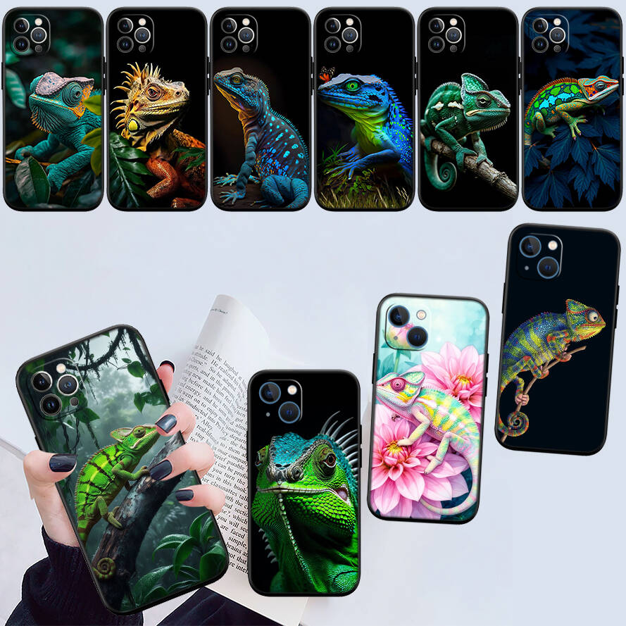 Chameleon New Phone Case for iPhone 6 6s 7 8 11 12 13 14 15 16 17 16E XS Pro Max XR X SE Air