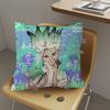 Vintage Anime Dr SSTONE Personalized Pillow Dust Cover Bedroom Kids Party Decoration Pillowcase Birthday Children Gift