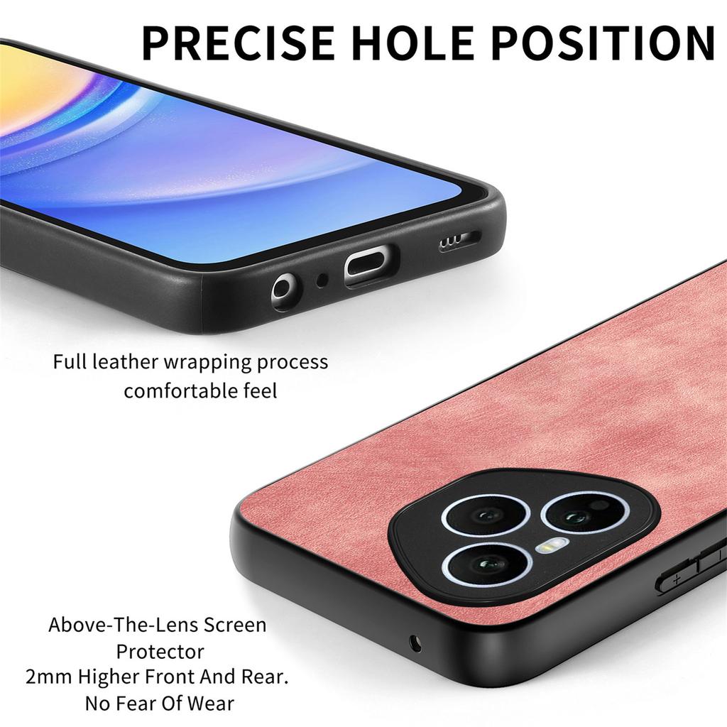 Pro Honor 400 Pro 5G (Globální) Pouzdro Nárazuvzdorné Tenké Retro Kožené Zadní Kryt na Telefon