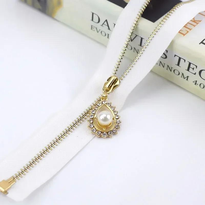 2/5Pcs 3# 40-70cm Open-end Metal Zippers for Sewing Jacket Coat Zipper Tapes Clothes Tent Zip Repair Kit DIY Garment Accessories