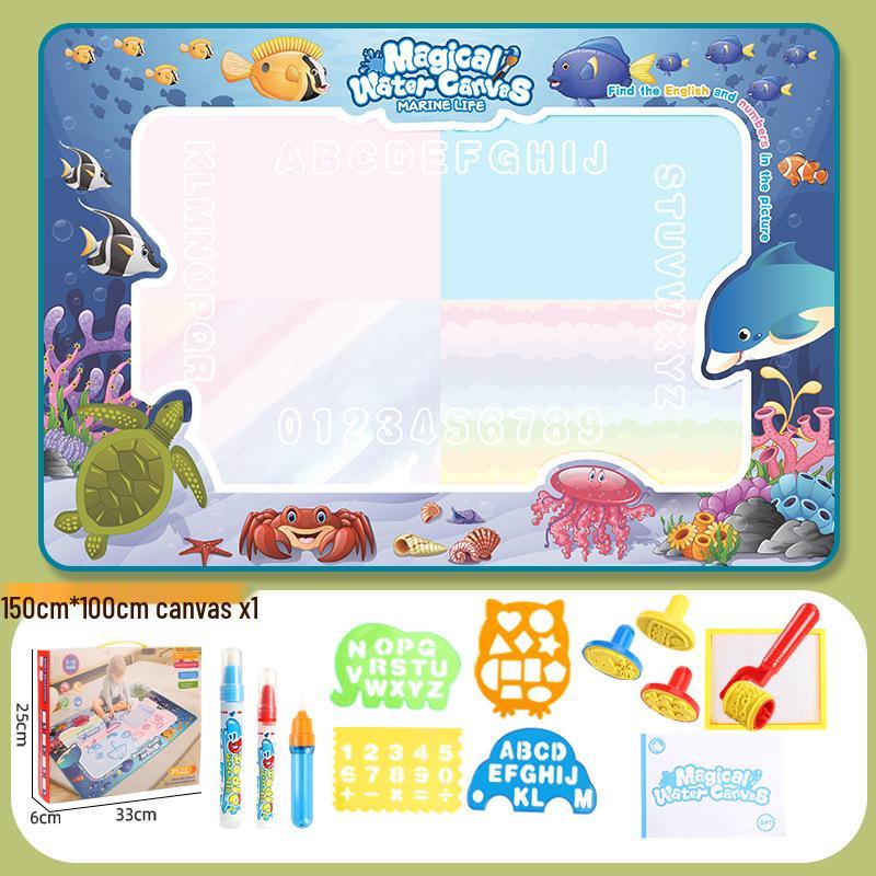 Magic Water Canvas: Children's Colorful Doodle Mat & Drawing Board