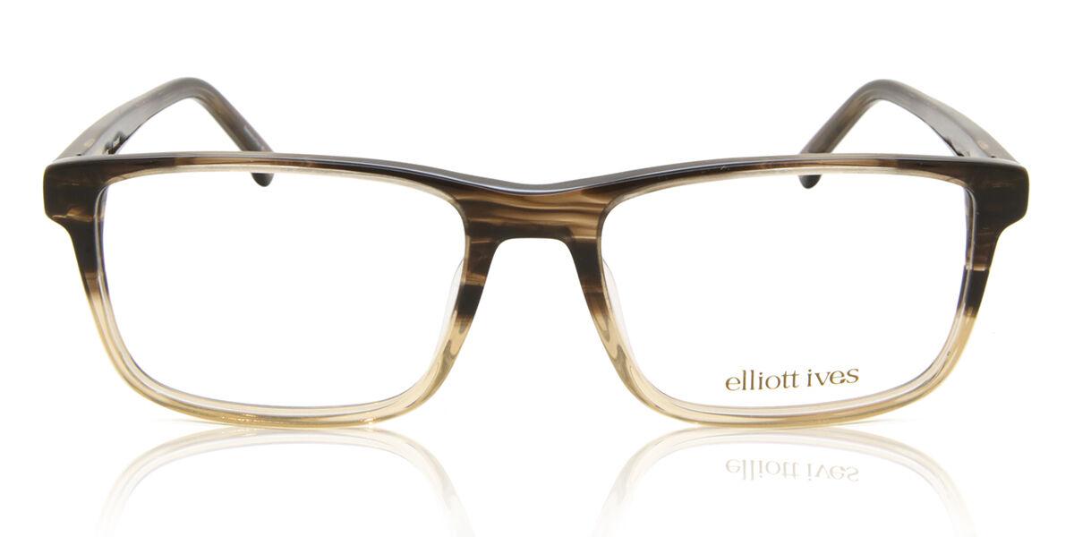 

Elliott Ives Arrowleaf Brown Horn Men Eyeglasses 59-17-150