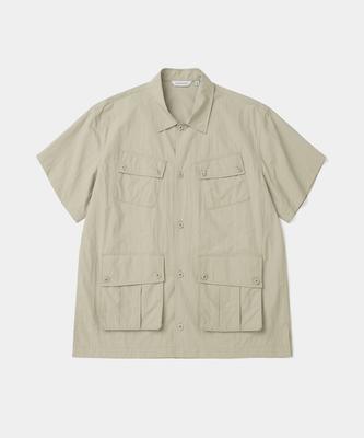 UNIFORM BRIDGE Ripstop Bdu S/S Shirt Beige