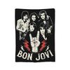 Bons Jovis s Rock Blankets Flannel Summer Air Conditioning  Multifunction Super Warm Throw Blanket for Home Outdoor Quilt