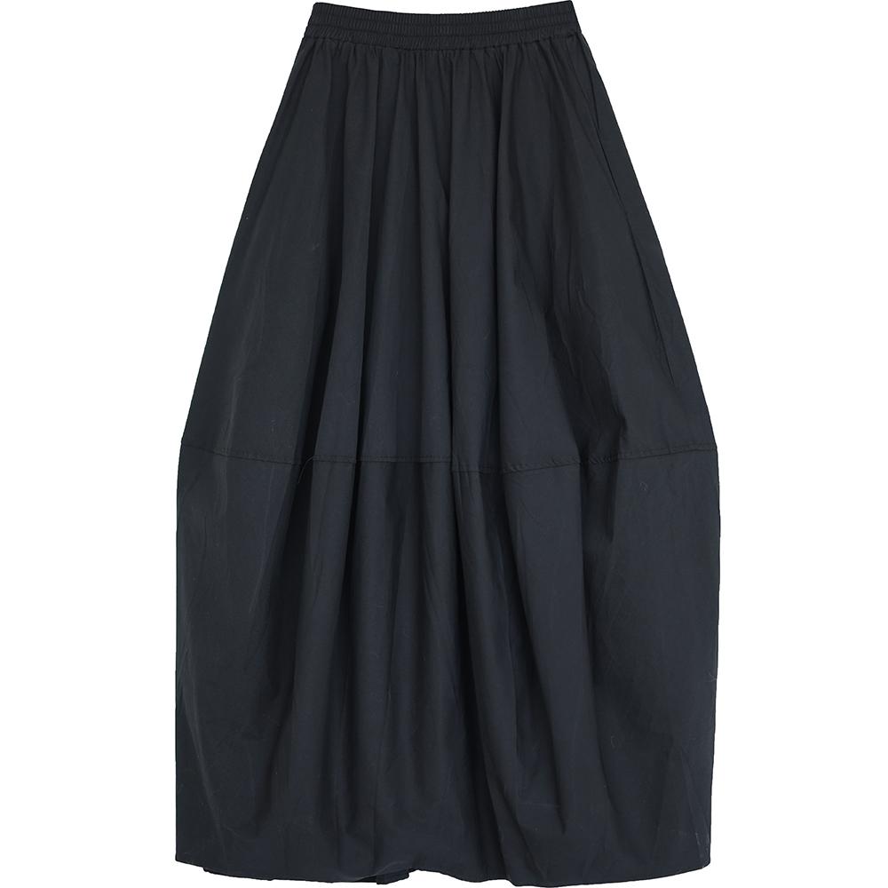 DIMANAF 2026 Sommer Strand Übergröße Langes Kleid Damen Elastischer Bund Locker Lässige Hose Unterteil Schwarz
