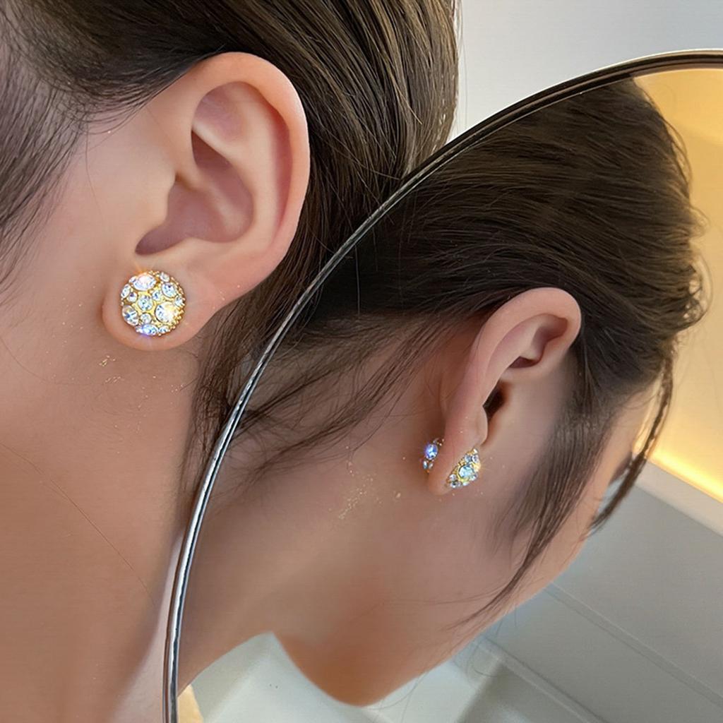 Magnetic Stud Earring Clip on Earrings Jewelry Zircon Cartilage Earring Stud