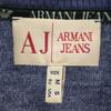 ARMANI JEANS Knit jacket M Navy Men's Used