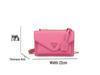 Korean Style Women's Versatile Crossbody Shoulder Bag with High-End Texture and Popular Chain Design