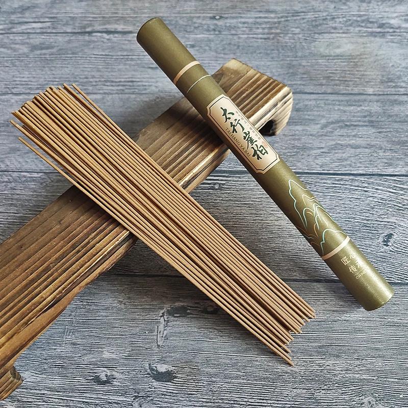 FY Natürliche 40 Stäbchen Sandelholz Räucherstäbchen Schlaf Chinesischer Hausduft Aroma Innen Buddha Räucherstäbchen Yoga Meditation Aromatherapie