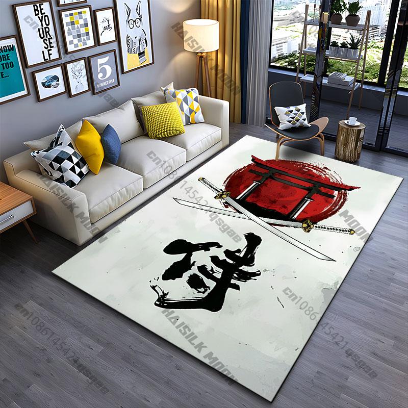 Japanese culture tradition and honor carpet Yoga living room room decor children s crawling mat doormat area rug games mat 40x60cm