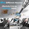 Kabelloser Staubsauger Leistungsstarke Zyklon-Saugkraft Wiederaufladbarer Handstaubsauger Schnellladung für Auto Zuhause Tierhaare