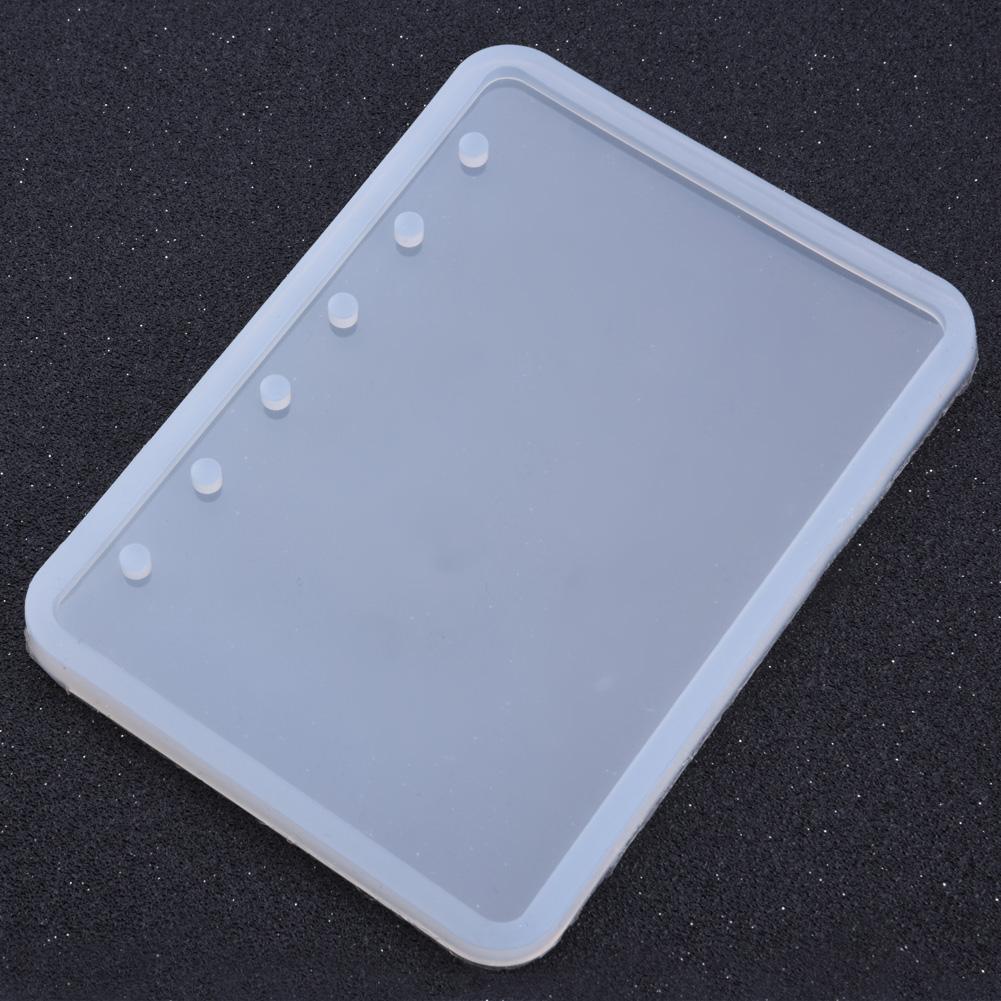 2pcs Set A5 A7 Notebook Shape Silicone Mold for Diy Epoxy Resin Crystal Notepad Cover