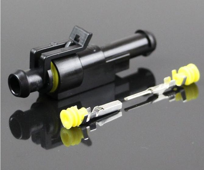 30Set Sealed Waterproof Motorcycle 1 2 3 4 5 6Pin Electrical Wire Connector Plug