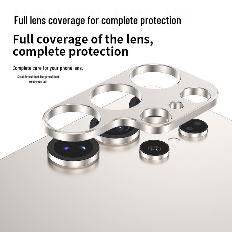 Samsung S25 Ultra Metal Camera Lens Protector - Matte, Anti-Drop Film